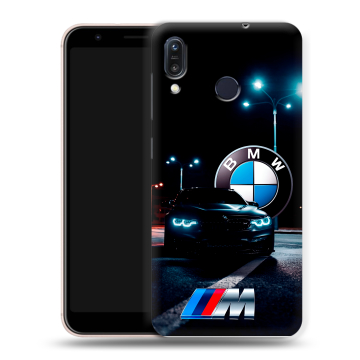Силиконовый чехол на ASUS ZenFone Max M1 ZB555KL с принтом БМВ BMW