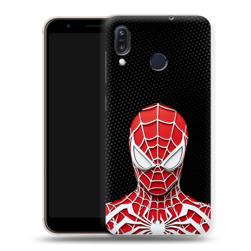 Силиконовый чехол на ASUS ZenFone Max M1 ZB555KL с принтом человек паук spiderman Силиконовый чехол на ASUS ZenFone Max M1 ZB555KL с принтом человек паук spiderman