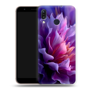 Силиконовый чехол на ASUS ZenFone Max M1 ZB555KL с принтом женский цветы Силиконовый чехол на ASUS ZenFone Max M1 ZB555KL с принтом женский цветы