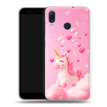 Силиконовый чехол на ASUS ZenFone Max M1 ZB555KL с принтом Единорог Силиконовый чехол на ASUS ZenFone Max M1 ZB555KL с принтом Единорог