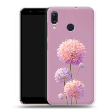 Силиконовый чехол на ASUS ZenFone Max M1 ZB555KL с принтом Цветы