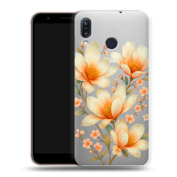 Силиконовый чехол на ASUS ZenFone Max M1 ZB555KL с принтом Цветы