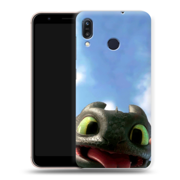 Силиконовый чехол на ASUS ZenFone Max M1 ZB555KL с принтом Как приручить дракона Силиконовый чехол на ASUS ZenFone Max M1 ZB555KL с принтом Как приручить дракона
