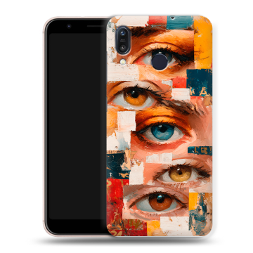 Силиконовый чехол на ASUS ZenFone Max M1 ZB555KL с принтом Модный принт