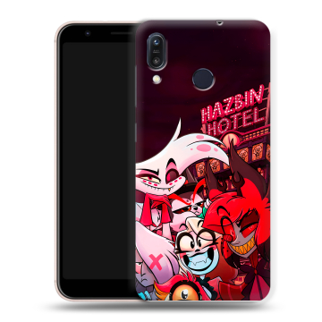 Силиконовый чехол на ASUS ZenFone Max M1 ZB555KL с принтом Hazbin Hotel Отель Хазбин Силиконовый чехол на ASUS ZenFone Max M1 ZB555KL с принтом Hazbin Hotel Отель Хазбин