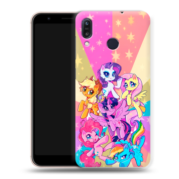 Силиконовый чехол на ASUS ZenFone Max M1 ZB555KL с принтом My little pony Дружба чудо Силиконовый чехол на ASUS ZenFone Max M1 ZB555KL с принтом My little pony Дружба чудо