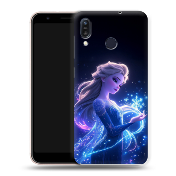 Силиконовый чехол на ASUS ZenFone Max M1 ZB555KL с принтом Холодное сердце Frozen Силиконовый чехол на ASUS ZenFone Max M1 ZB555KL с принтом Холодное сердце Frozen