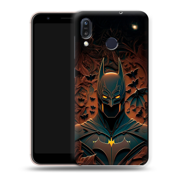 Силиконовый чехол на ASUS ZenFone Max M1 ZB555KL с принтом Batman Бэтмен