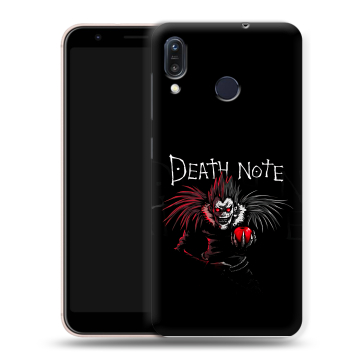 Силиконовый чехол на ASUS ZenFone Max M1 ZB555KL с принтом Death note Тетрадь смерти Силиконовый чехол на ASUS ZenFone Max M1 ZB555KL с принтом Death note Тетрадь смерти