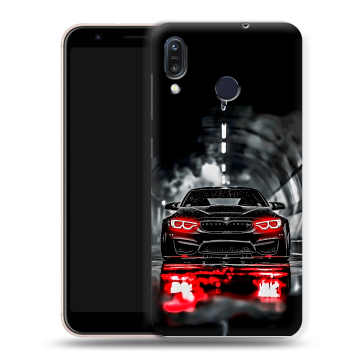 Силиконовый чехол на ASUS ZenFone Max M1 ZB555KL с принтом BMW БМВ
