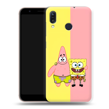 Силиконовый чехол на ASUS ZenFone Max M1 ZB555KL с принтом Спанч боб Спанчбоб Силиконовый чехол на ASUS ZenFone Max M1 ZB555KL с принтом Спанч боб Спанчбоб