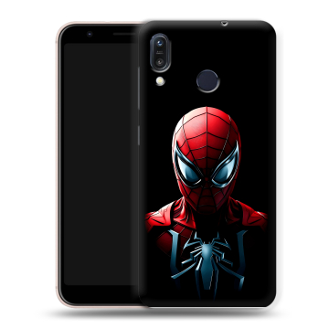 Силиконовый чехол на ASUS ZenFone Max M1 ZB555KL с принтом Spiderman Человек паук