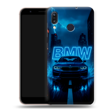 Силиконовый чехол на ASUS ZenFone Max M1 ZB555KL с принтом BMW БМВ Силиконовый чехол на ASUS ZenFone Max M1 ZB555KL с принтом BMW БМВ