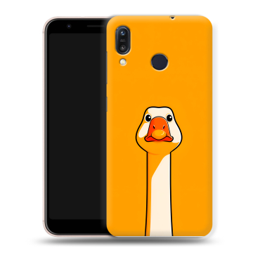 Силиконовый чехол на ASUS ZenFone Max M1 ZB555KL с принтом Смешная утка