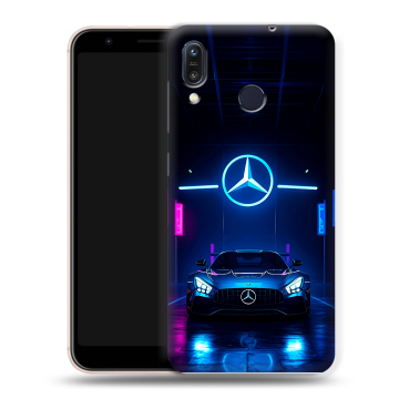 Силиконовый чехол на ASUS ZenFone Max M1 ZB555KL с принтом Mercedes Мерседес Силиконовый чехол на ASUS ZenFone Max M1 ZB555KL с принтом Mercedes Мерседес