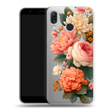 Силиконовый чехол на ASUS ZenFone Max M1 ZB555KL с принтом цветы