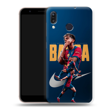 Силиконовый чехол на ASUS ZenFone Max M1 ZB555KL с принтом Барселона Barca Yamal Силиконовый чехол на ASUS ZenFone Max M1 ZB555KL с принтом Барселона Barca Yamal