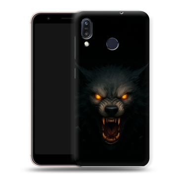 Силиконовый чехол на ASUS ZenFone Max M1 ZB555KL с принтом Волк