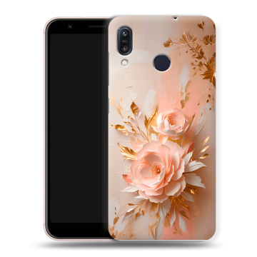 Силиконовый чехол на ASUS ZenFone Max M1 ZB555KL с принтом женский
