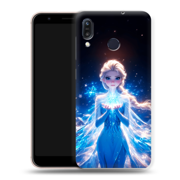 Силиконовый чехол на ASUS ZenFone Max M1 ZB555KL с принтом Холодное сердце Frozen Силиконовый чехол на ASUS ZenFone Max M1 ZB555KL с принтом Холодное сердце Frozen