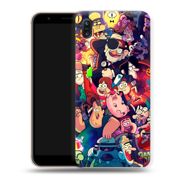 Силиконовый чехол на ASUS ZenFone Max M1 ZB555KL с принтом Gravity Falls Гравити Фолз Силиконовый чехол на ASUS ZenFone Max M1 ZB555KL с принтом Gravity Falls Гравити Фолз