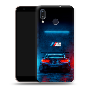 Силиконовый чехол на ASUS ZenFone Max M1 ZB555KL с принтом BMW БМВ Силиконовый чехол на ASUS ZenFone Max M1 ZB555KL с принтом BMW БМВ