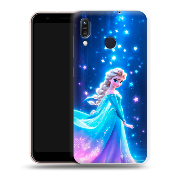 Силиконовый чехол на ASUS ZenFone Max M1 ZB555KL с принтом Холодное сердце Frozen Силиконовый чехол на ASUS ZenFone Max M1 ZB555KL с принтом Холодное сердце Frozen