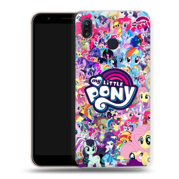 Силиконовый чехол на ASUS ZenFone Max M1 ZB555KL с принтом My little pony Дружба чудо Силиконовый чехол на ASUS ZenFone Max M1 ZB555KL с принтом My little pony Дружба чудо