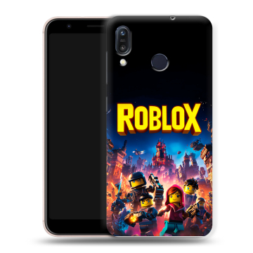 Силиконовый чехол на ASUS ZenFone Max M1 ZB555KL с принтом Roblox Роблокс Силиконовый чехол на ASUS ZenFone Max M1 ZB555KL с принтом Roblox Роблокс