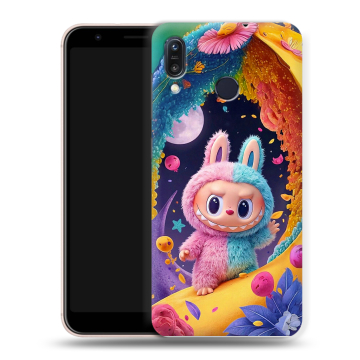 Силиконовый чехол на ASUS ZenFone Max M1 ZB555KL с принтом Labubu Лабубу Силиконовый чехол на ASUS ZenFone Max M1 ZB555KL с принтом Labubu Лабубу