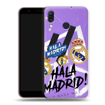 Силиконовый чехол на ASUS ZenFone Max M1 ZB555KL с принтом Real Madrid Реал Мадрид Силиконовый чехол на ASUS ZenFone Max M1 ZB555KL с принтом Real Madrid Реал Мадрид