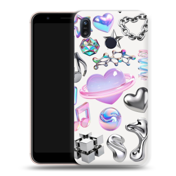 Силиконовый чехол на ASUS ZenFone Max M1 ZB555KL с принтом Y2K Силиконовый чехол на ASUS ZenFone Max M1 ZB555KL с принтом Y2K