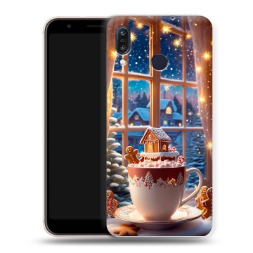 Силиконовый чехол на ASUS ZenFone Max M1 ZB555KL с принтом Новый год