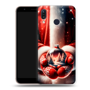 Силиконовый чехол на ASUS ZenFone Max M1 ZB555KL с принтом Новый год