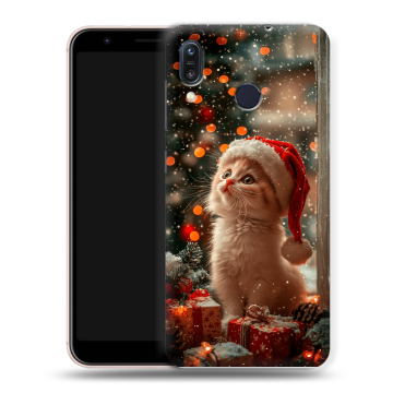 Силиконовый чехол на ASUS ZenFone Max M1 ZB555KL с принтом Новый год