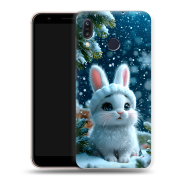 Силиконовый чехол на ASUS ZenFone Max M1 ZB555KL с принтом Новый год