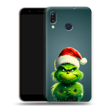 Силиконовый чехол на ASUS ZenFone Max M1 ZB555KL с принтом Новый год Силиконовый чехол на ASUS ZenFone Max M1 ZB555KL с принтом Новый год