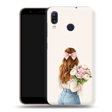 Силиконовый чехол на ASUS ZenFone Max M1 ZB555KL с принтом женский Силиконовый чехол на ASUS ZenFone Max M1 ZB555KL с принтом женский