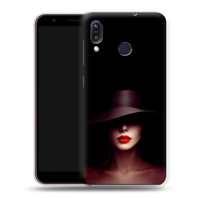 Силиконовый чехол на ASUS ZenFone Max M1 ZB555KL с принтом Девушка в шляпе Силиконовый чехол на ASUS ZenFone Max M1 ZB555KL с принтом Девушка в шляпе