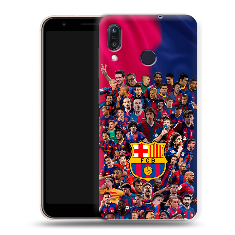 Силиконовый чехол на ASUS ZenFone Max M1 ZB555KL с принтом Барселона Barcelona Силиконовый чехол на ASUS ZenFone Max M1 ZB555KL с принтом Барселона Barcelona