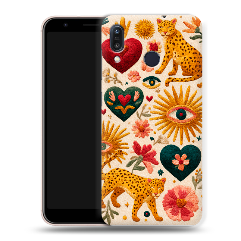 Силиконовый чехол на ASUS ZenFone Max M1 ZB555KL с принтом Модный принт Силиконовый чехол на ASUS ZenFone Max M1 ZB555KL с принтом Модный принт