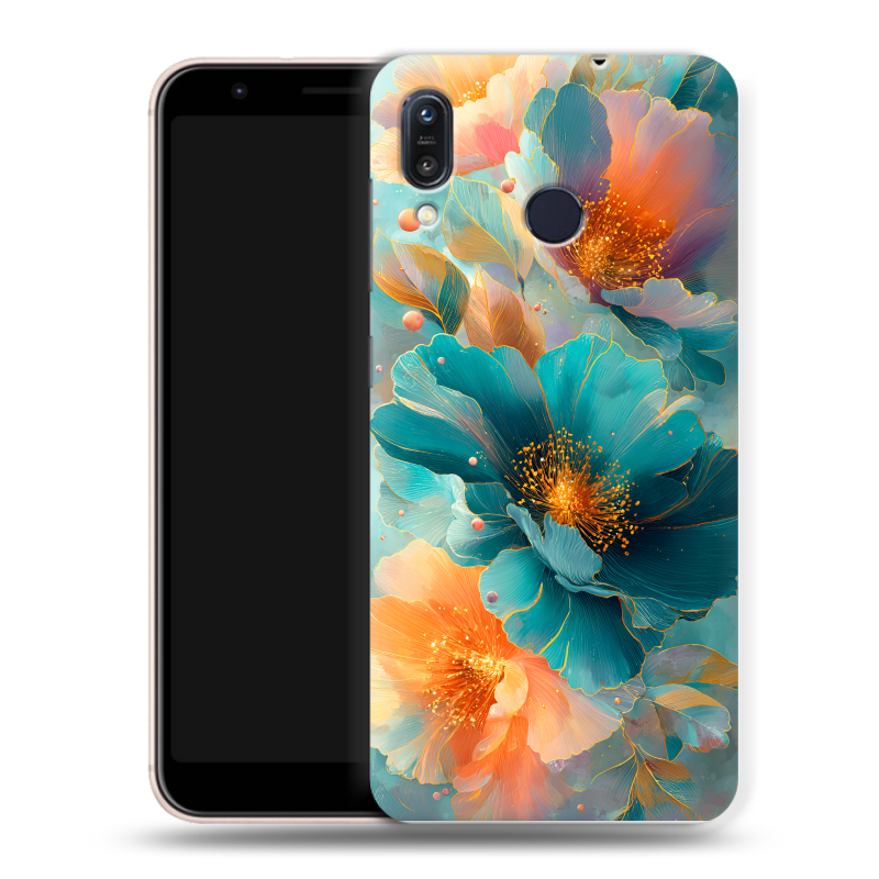 Силиконовый чехол на ASUS ZenFone Max M1 ZB555KL с принтом Цветы Силиконовый чехол на ASUS ZenFone Max M1 ZB555KL с принтом Цветы