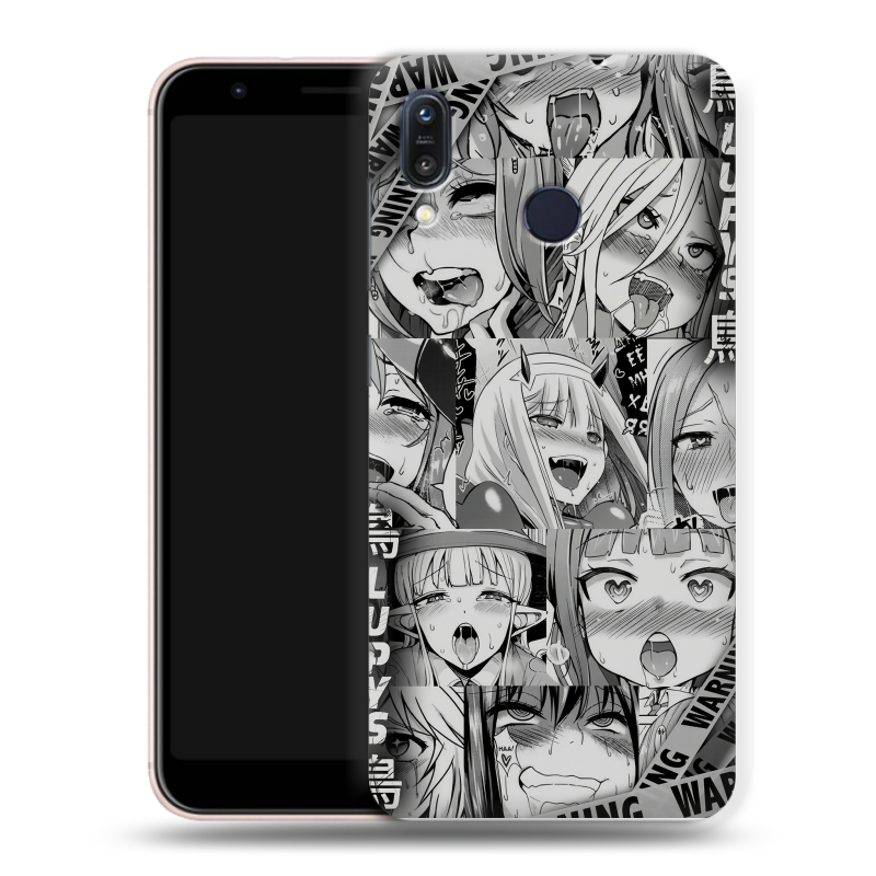 Силиконовый чехол на ASUS ZenFone Max M1 ZB555KL с принтом Ahegao Ахегао Аниме Силиконовый чехол на ASUS ZenFone Max M1 ZB555KL с принтом Ahegao Ахегао Аниме