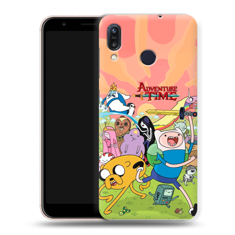 Силиконовый чехол на ASUS ZenFone Max M1 ZB555KL с принтом Adventure time Время приключений Силиконовый чехол на ASUS ZenFone Max M1 ZB555KL с принтом Adventure time Время приключений