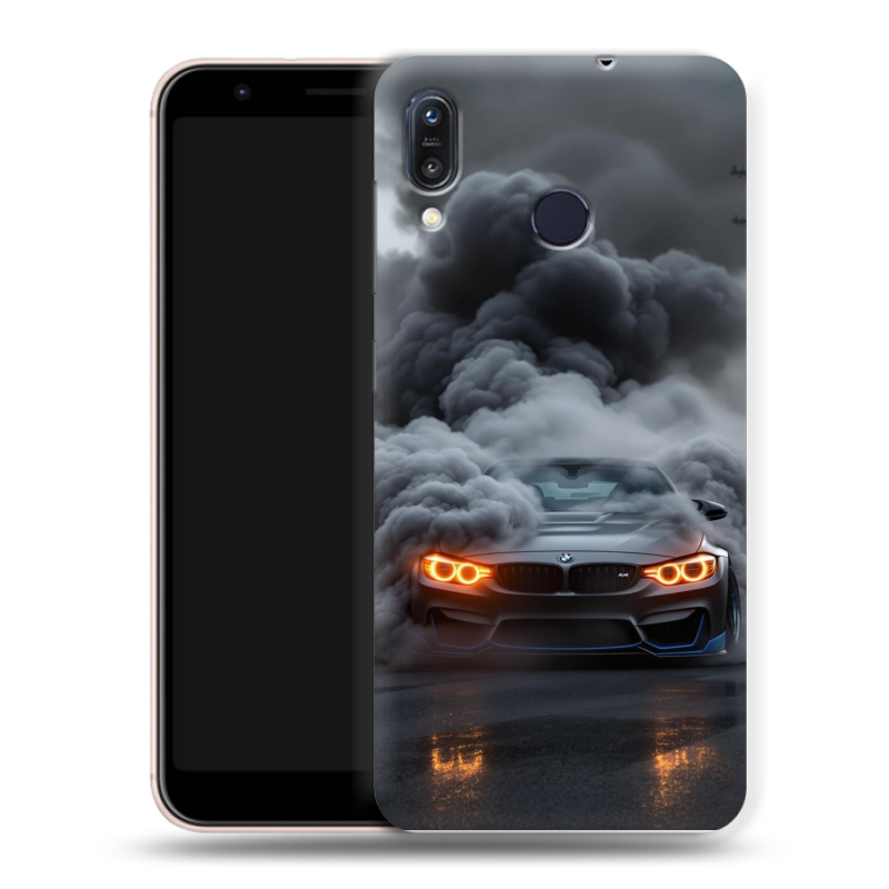 Силиконовый чехол на ASUS ZenFone Max M1 ZB555KL с принтом BMW БМВ Силиконовый чехол на ASUS ZenFone Max M1 ZB555KL с принтом BMW БМВ