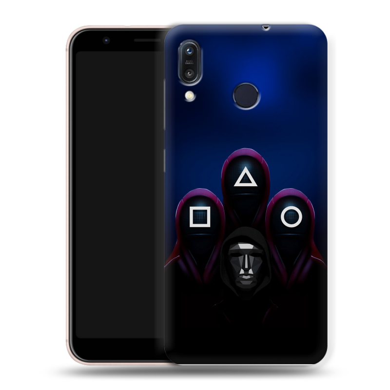Силиконовый чехол на ASUS ZenFone Max M1 ZB555KL с принтом Игра Кальмара Силиконовый чехол на ASUS ZenFone Max M1 ZB555KL с принтом Игра Кальмара