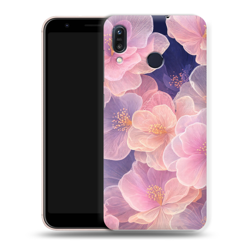 Силиконовый чехол на ASUS ZenFone Max M1 ZB555KL с принтом женский Силиконовый чехол на ASUS ZenFone Max M1 ZB555KL с принтом женский