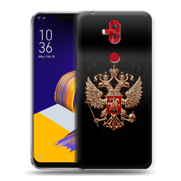 Силиконовый чехол на ASUS ZenFone 5 Lite с принтом Герб России Силиконовый чехол на ASUS ZenFone 5 Lite с принтом Герб России