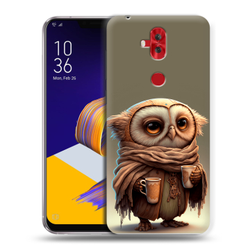 Силиконовый чехол на ASUS ZenFone 5 Lite с принтом Сова
