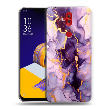 Силиконовый чехол на ASUS ZenFone 5 Lite с принтом Мрамор Силиконовый чехол на ASUS ZenFone 5 Lite с принтом Мрамор